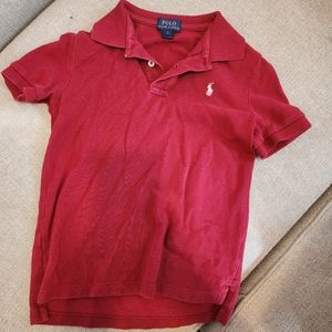 Boys Polo Wine Color